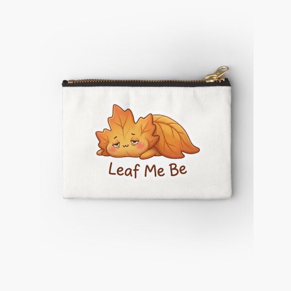 Item preview, Leaf Me Be Cute Autumn Leaf Sticker designed and sold by Cerys-GS.