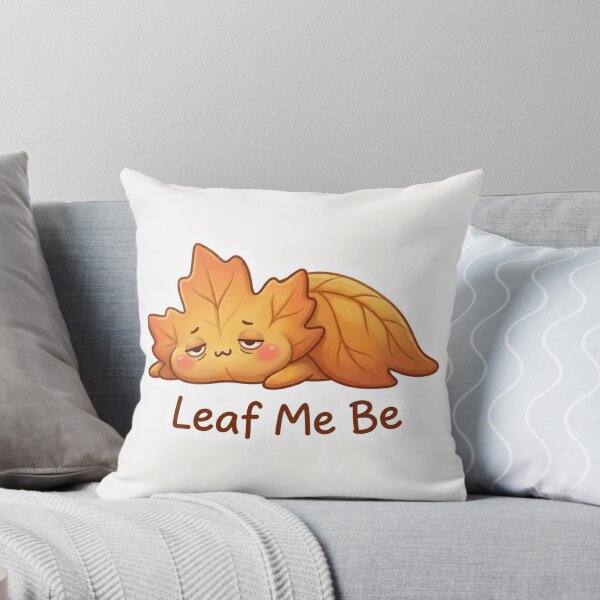 Item preview, Leaf Me Be Cute Autumn Leaf Sticker designed and sold by Cerys-GS.