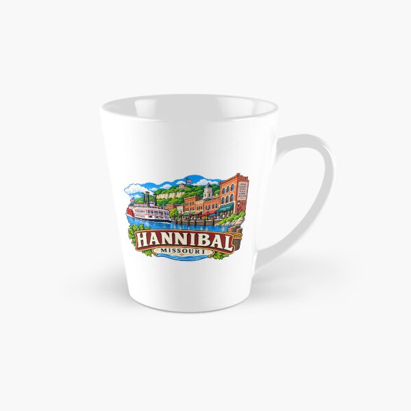 Item preview, Hannibal, Missouri - Mississippi River Port Town designed and sold by Myra365Art.