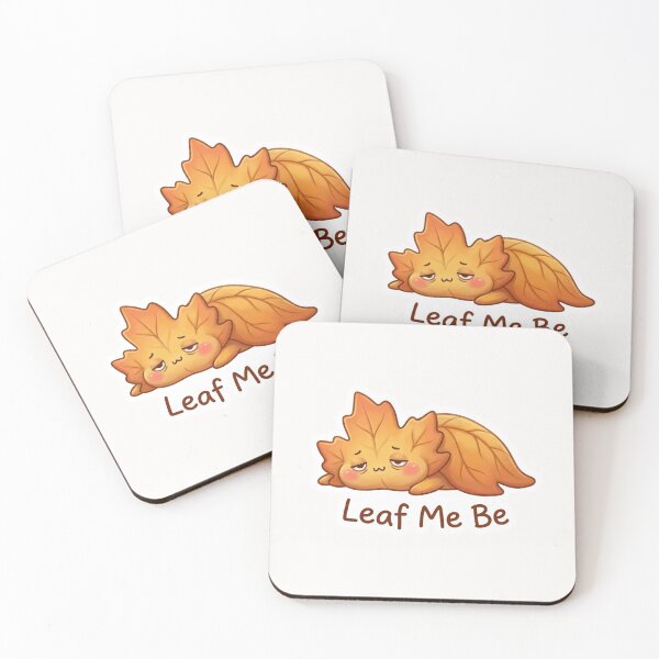 Item preview, Leaf Me Be Cute Autumn Leaf Sticker designed and sold by Cerys-GS.