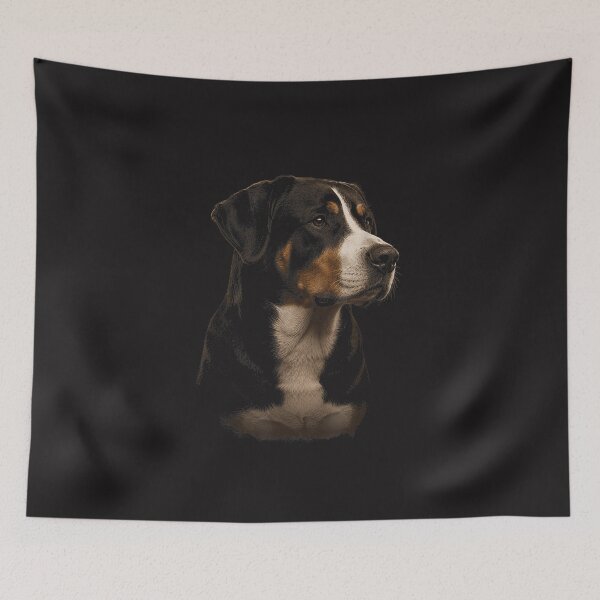 Item preview, Greater Swiss Mountain Dog Portrait Swissy Dog Lover designed and sold by kiralynstration.