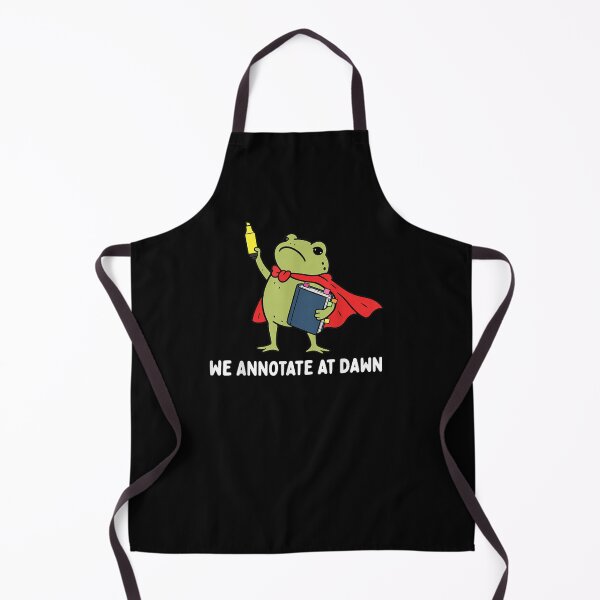 Item preview, We Annotate At Dawn English Teacher Funny Frog Reader designed and sold by marlo-quade.