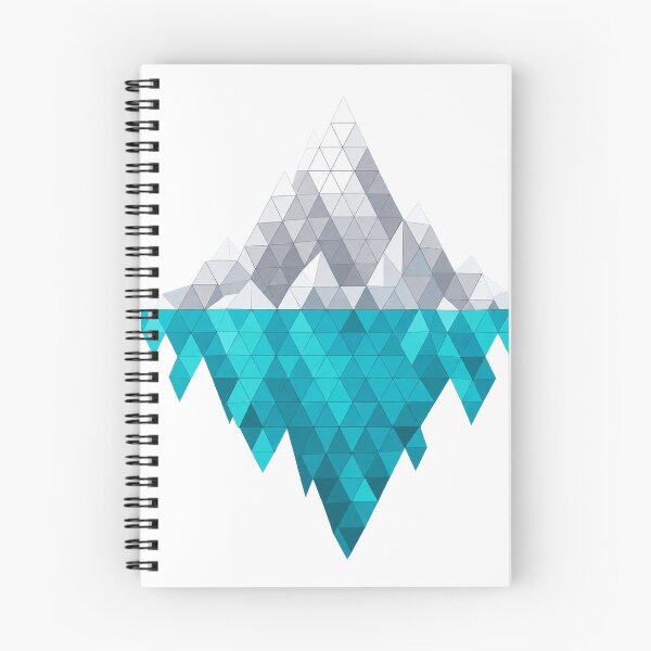 Item preview, Geometric iceberg in polygon style designed and sold by LongIslandDesgn.