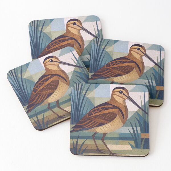 Item preview, Snipe bird - a Geometric illustration. designed and sold by GalleryKauffeld.