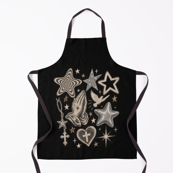 Item preview, Vintage Star Praying Hands Cross Collage Soft Metal Grunge Graphic designed and sold by Yellowriversss.