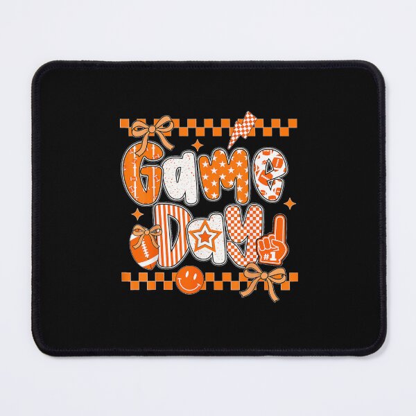 Item preview, Preppy Game Day Football Girly Bow Team Spirit Girls Orange  designed and sold by ObukiLantara.