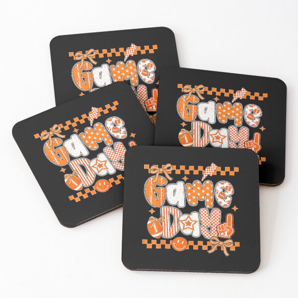 Item preview, Preppy Game Day Football Girly Bow Team Spirit Girls Orange  designed and sold by ObukiLantara.