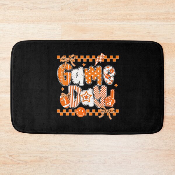 Item preview, Preppy Game Day Football Girly Bow Team Spirit Girls Orange  designed and sold by ObukiLantara.