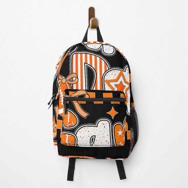 Item preview, Preppy Game Day Football Girly Bow Team Spirit Girls Orange designed and sold by ObukiLantara.