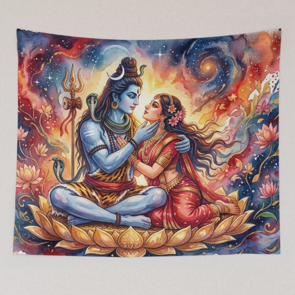 Item preview, Shiva & Parvati – Divine Love & Spiritual Connection designed and sold by The Sensing Room.