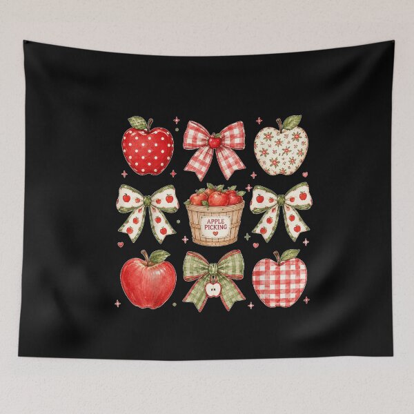 Item preview, Coquette Apple Picking Crew Cute Bow Apple Picking Season  designed and sold by ObukiLantara.