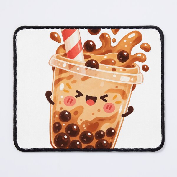 Item preview, Cheerful Kawaii Boba Bubble Tea designed and sold by LongIslandDesgn.