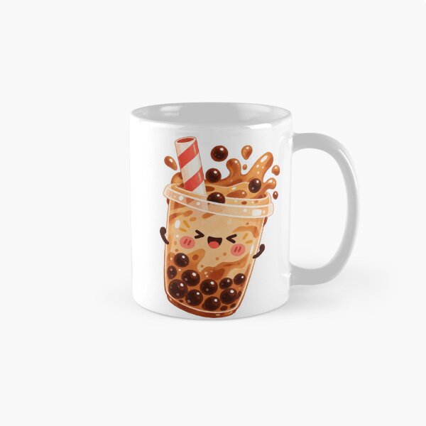 Item preview, Cheerful Kawaii Boba Bubble Tea designed and sold by LongIslandDesgn.