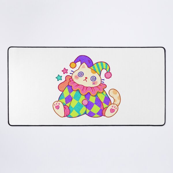 Artikelvorschau, Augenclownkatze. Psychedelischer Zirkusnarr. Clowncore. entworfen und verkauft von CoCoArt-Ua.