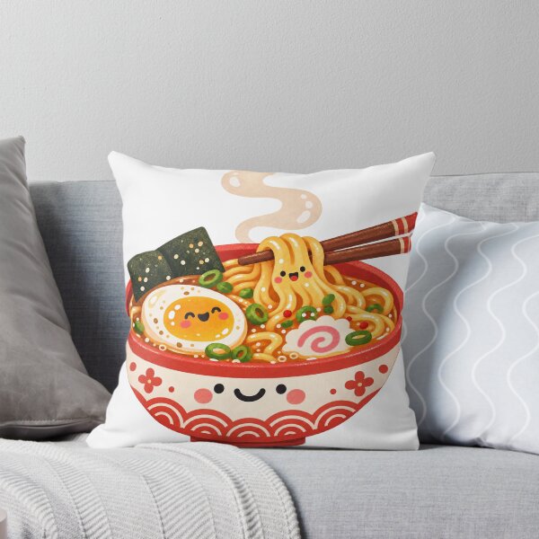 Item preview, Happy Kawaii Ramen Noodle Bowl designed and sold by LongIslandDesgn.