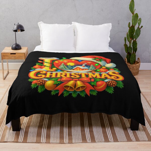Item preview, I Love Christmas – Festive Santa Hat Christmas Holiday Design designed and sold by Genius Geek.