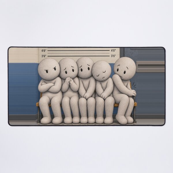 Item preview, Fynky Police Station Waiting Room designed and sold by Qenlo.