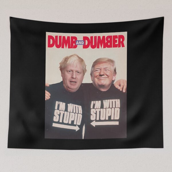 Item preview, Trump And Boris Johnson - Dumb And Dumber designed and sold by HorusEgypt.