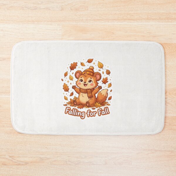 Item preview, Falling for Fall Cute Autumn Sticker designed and sold by Cerys-GS.