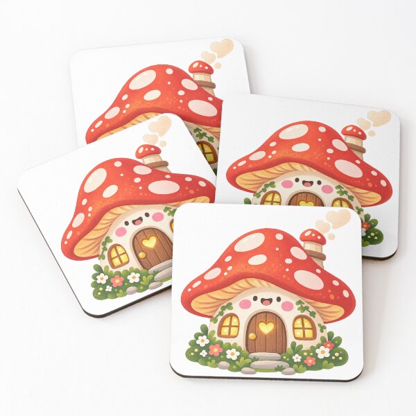 Item preview, Cute fly agaric fairy house designed and sold by LongIslandDesgn.