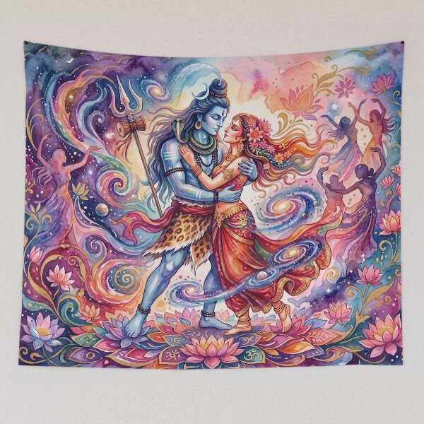 Item preview, Shiva & Parvati – Cosmic Dance & Divine Harmony designed and sold by The Sensing Room.