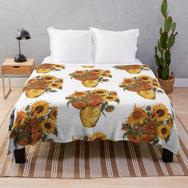 Item preview, Van Gogh Sunflowers Vintage Yellow Flowers Art Painting designed and sold by AnnieGreene1.