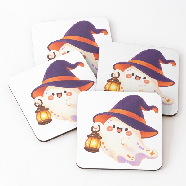 Item preview, Cute Halloween ghost with lantern designed and sold by LongIslandDesgn.