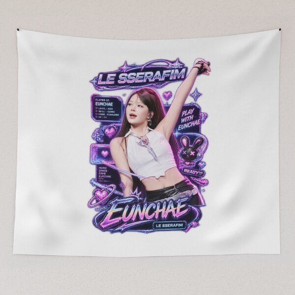Item preview, LE SSERAFIM Eunchae hizo mi noche Gamer Estética designed and sold by Valereekmerch.