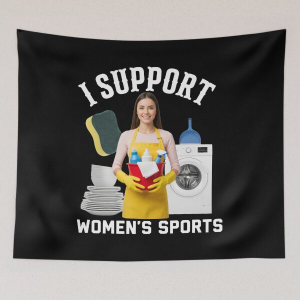 Item preview, I Support Women's Sports Humor Design designed and sold by Kayliietrichdgg.