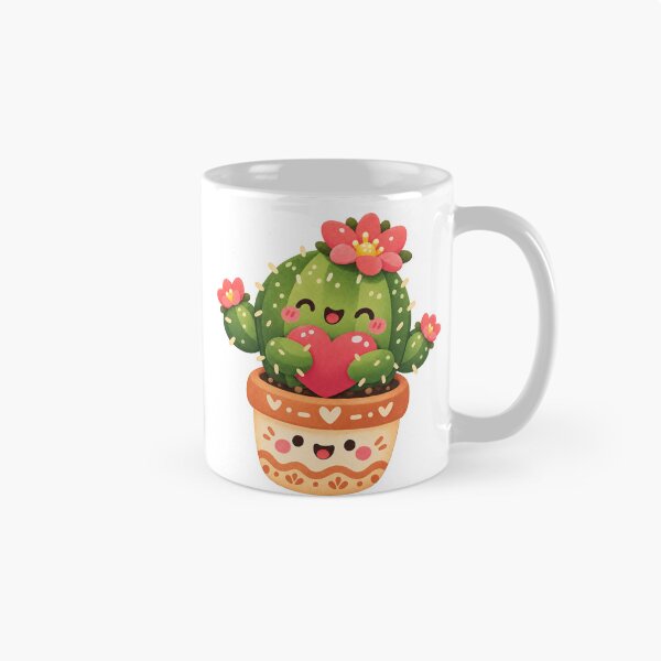 Item preview, Cute cactus with a heart in a flower pot designed and sold by LongIslandDesgn.