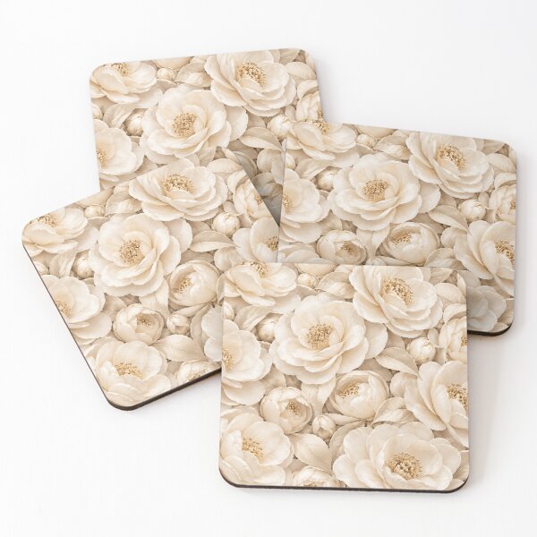 Item preview, Ivory Camellia  designed and sold by WeaveSphere.