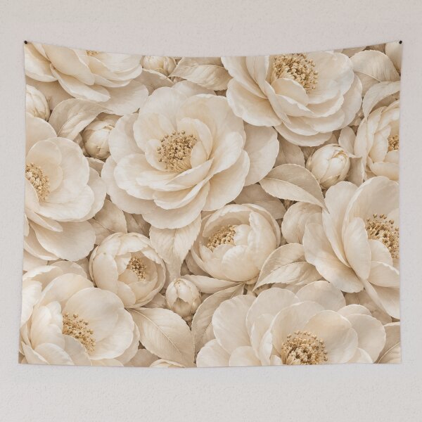 Item preview, Ivory Camellia  designed and sold by WeaveSphere.