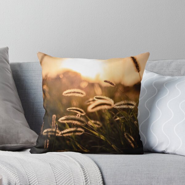 Item preview, ​Golden Hour Grass Fields at Sunset designed and sold by Dzulo.