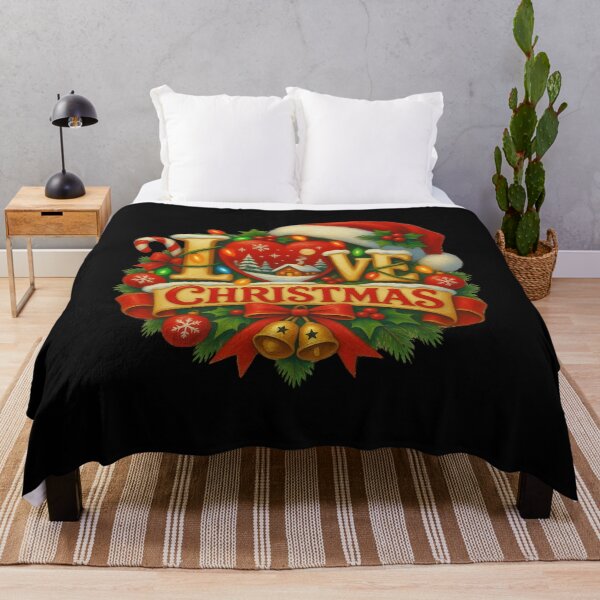 Item preview, We Love Christmas – Festive Santa Hat Christmas Holiday designed and sold by Genius Geek.