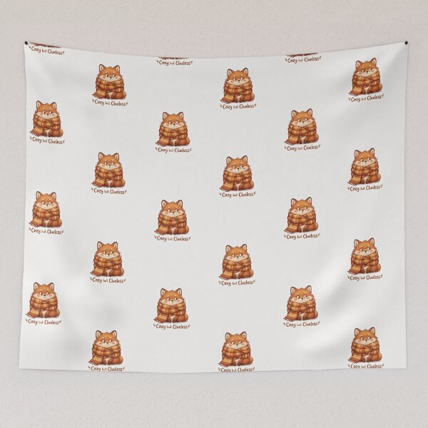 Item preview, Cozy but Clueless Cute Autumn Critter Sticker designed and sold by Cerys-GS.