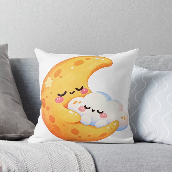 Item preview, Sleeping moon embraces cloud designed and sold by LongIslandDesgn.