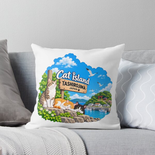 Item preview, Cat Island, Tashirojima, Japan -  Village Cats designed and sold by Myra365Art.