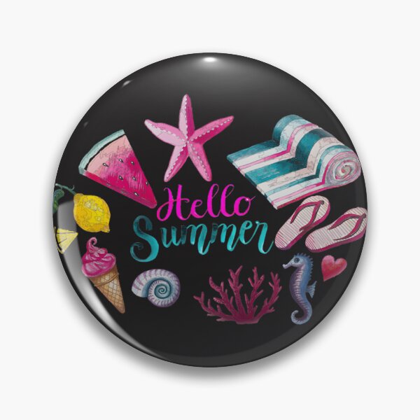 Item preview, Hello Summer Bright and Cheerful Seasonal Design for Warm Weather designed and sold by cc2010.