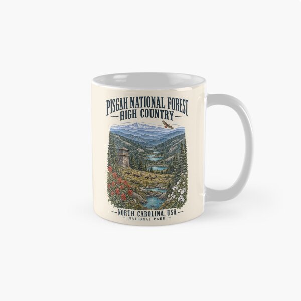 Item preview, Pisgah National Forest High Country, North Carolina, USA [Vintage Illustration] designed and sold by elektronen.
