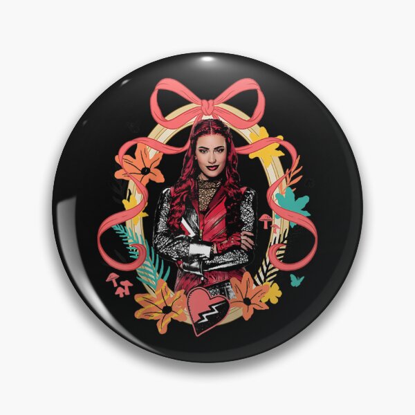 Item preview, Dlsney Descendantszz: Wicked Wonderland Red Bow Frame Portrait Raglan Baseball Tee designed and sold by kylanurrell.