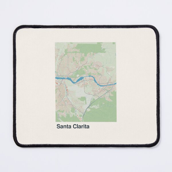 Item preview, Santa Clarita Minimalistic Map Art designed and sold by MapsNerd.
