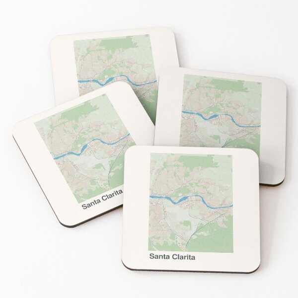 Item preview, Santa Clarita Minimalistic Map Art designed and sold by MapsNerd.