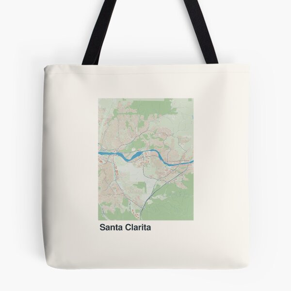 Item preview, Santa Clarita Minimalistic Map Art designed and sold by MapsNerd.
