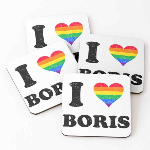Item preview, I Love Boris Johnson Uk Politics Lgbtq Pride designed and sold by Eswara Prasath.