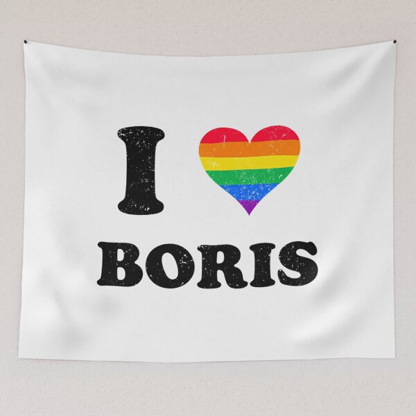 Item preview, I Love Boris Johnson Uk Politics Lgbtq Pride designed and sold by Eswara Prasath.