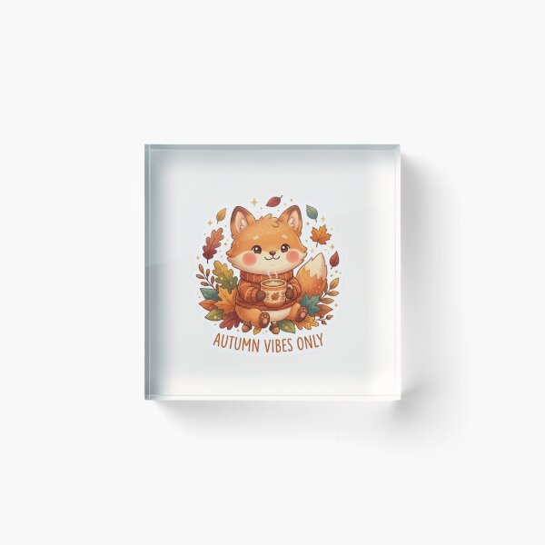 Item preview, Autumn Vibes Only Cute Fall Sticker designed and sold by Cerys-GS.