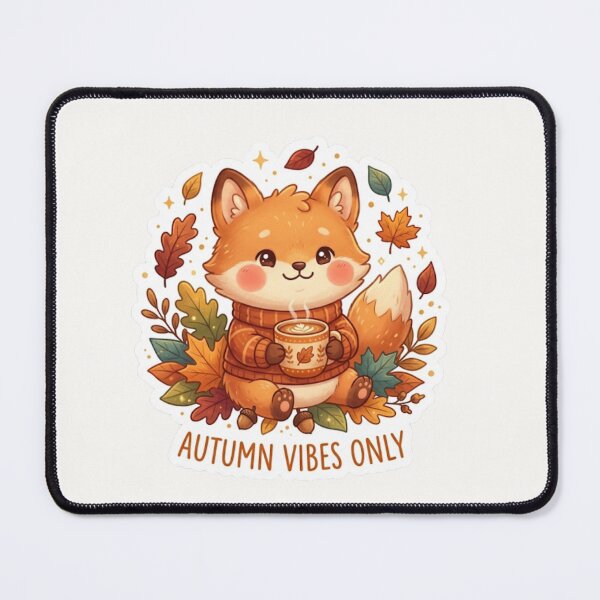Item preview, Autumn Vibes Only Cute Fall Sticker designed and sold by Cerys-GS.