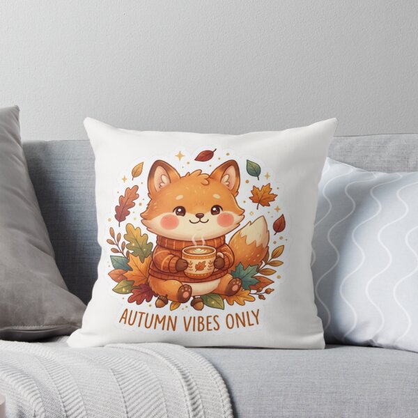 Item preview, Autumn Vibes Only Cute Fall Sticker designed and sold by Cerys-GS.