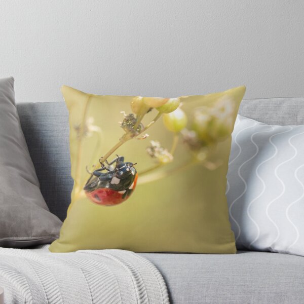 Item preview, Ladybug Hanging on Plant Macro designed and sold by Dzulo.