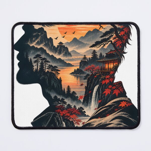 Item preview, surreal mountain landscape designed and sold by TOMSZE.